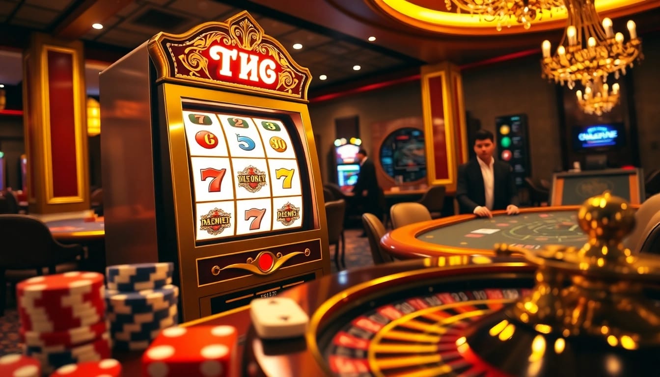 Experience the excitement of demo slot pragmatic gameplay in a luxurious casino setting.
