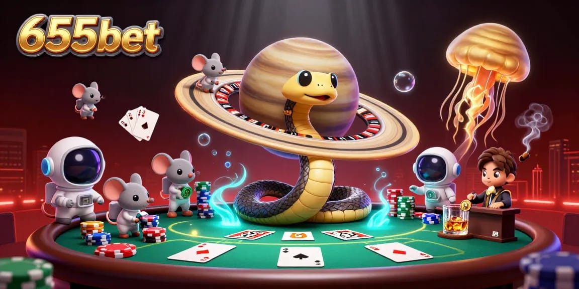 Experience thrilling bets with 655bet as players engage in cosmic casino fun!