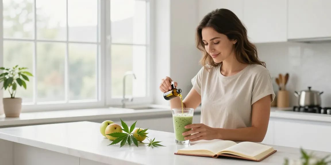 Ministry of Cannabis: Hochwertiges CBD-Öl für natürliche Wellness-Momente in heller Küche