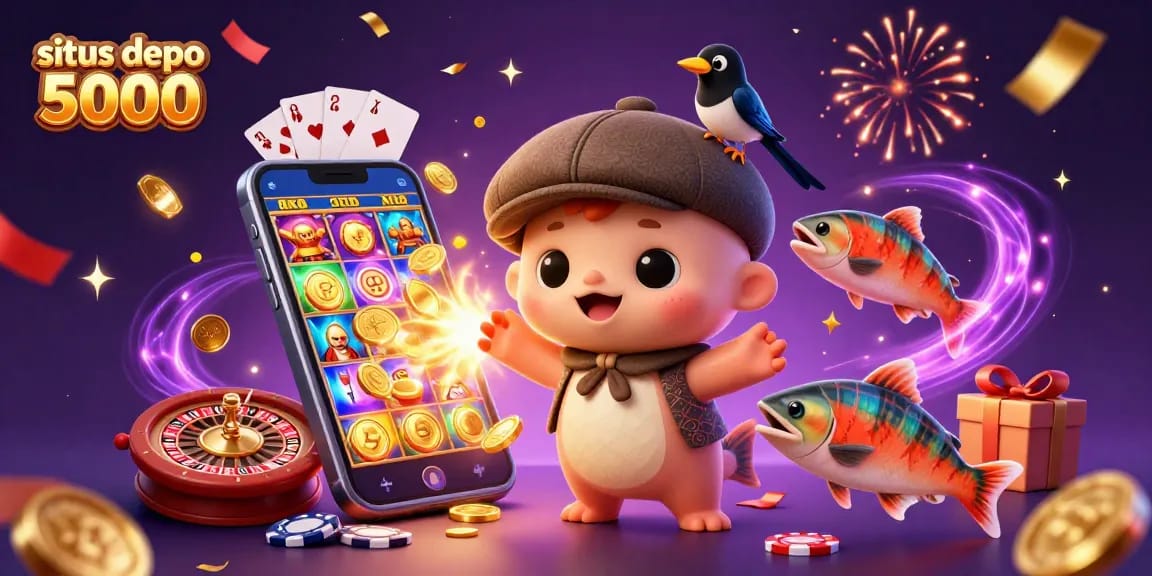 Bermain di situs depo 5000 dengan banyak pilihan slot gacor dan meriah, mainkan untuk kemenangan besar!