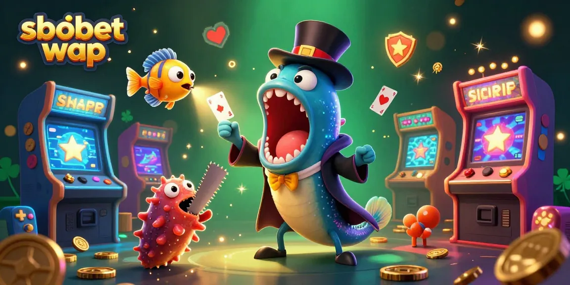 Experience sbobet wap mobile betting with vibrant characters and captivating casino elements.