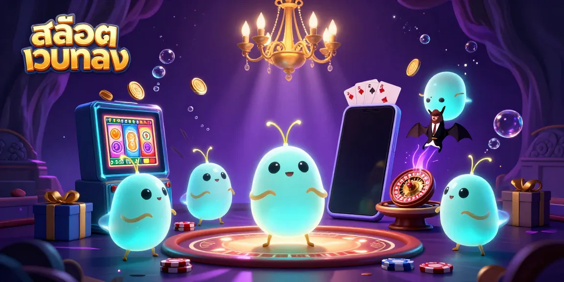 Experience thrilling gameplay at สล็อตเว็บตรง with an engaging team of glowworms illuminating the casino atmosphere.