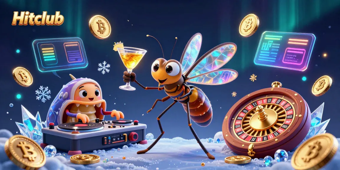 Hitclub brings excitement to life with animated characters enjoying a lively casino atmosphere.