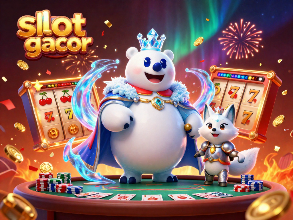 Experience the excitement of slot gacor with vibrant energy, jackpot counters, and thrilling gaming elements.
