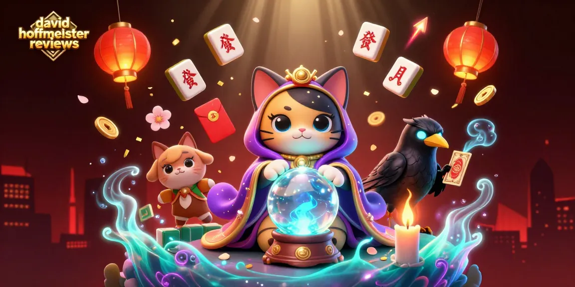 Engage with david hoffmeister reviews in this vibrant 3D casino illustration showcasing mystical elements and gambling themes.