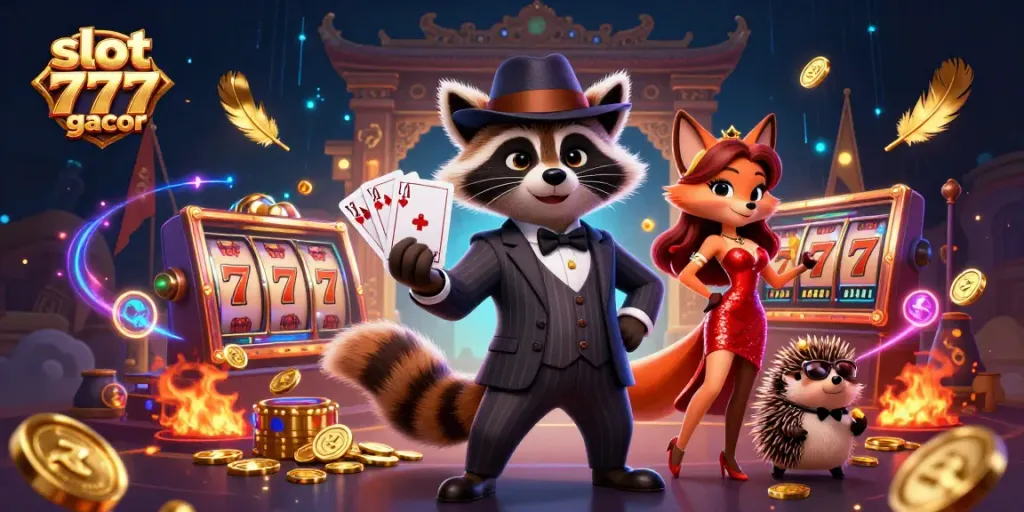 Rasakan keseruan permainan slot 777 gacor di ilustrasi kasino 3D yang menawan ini.