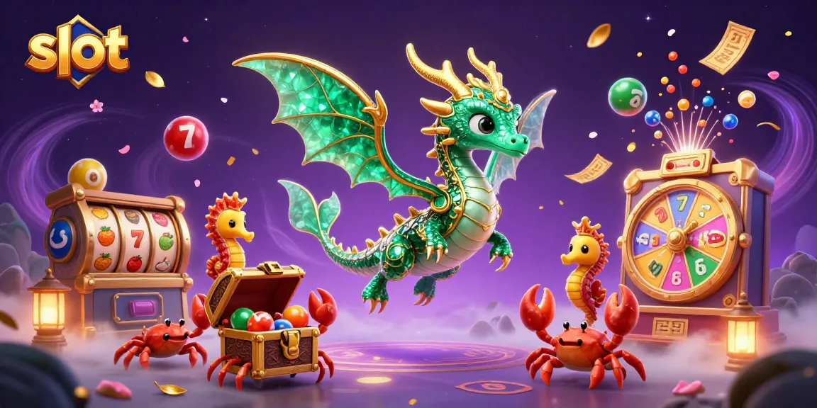 Spin the slot reels with a vibrant sea dragon scene highlighting exciting gaming elements.