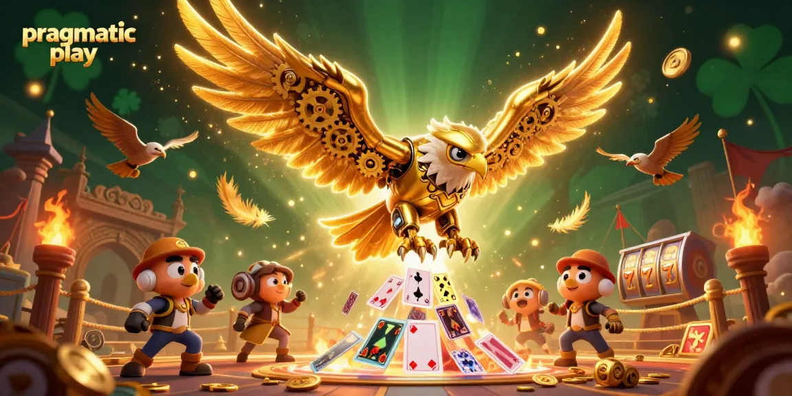 Engage with pragmatic play's thrilling gameplay experience featuring slot reels and golden coins amidst vibrant scenes.