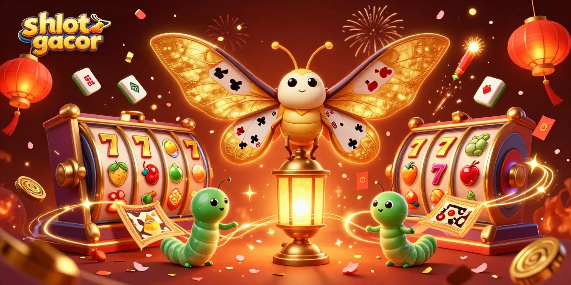 Spin jackpot reels with slot gacor motifs in a vibrant 3D celebration scene