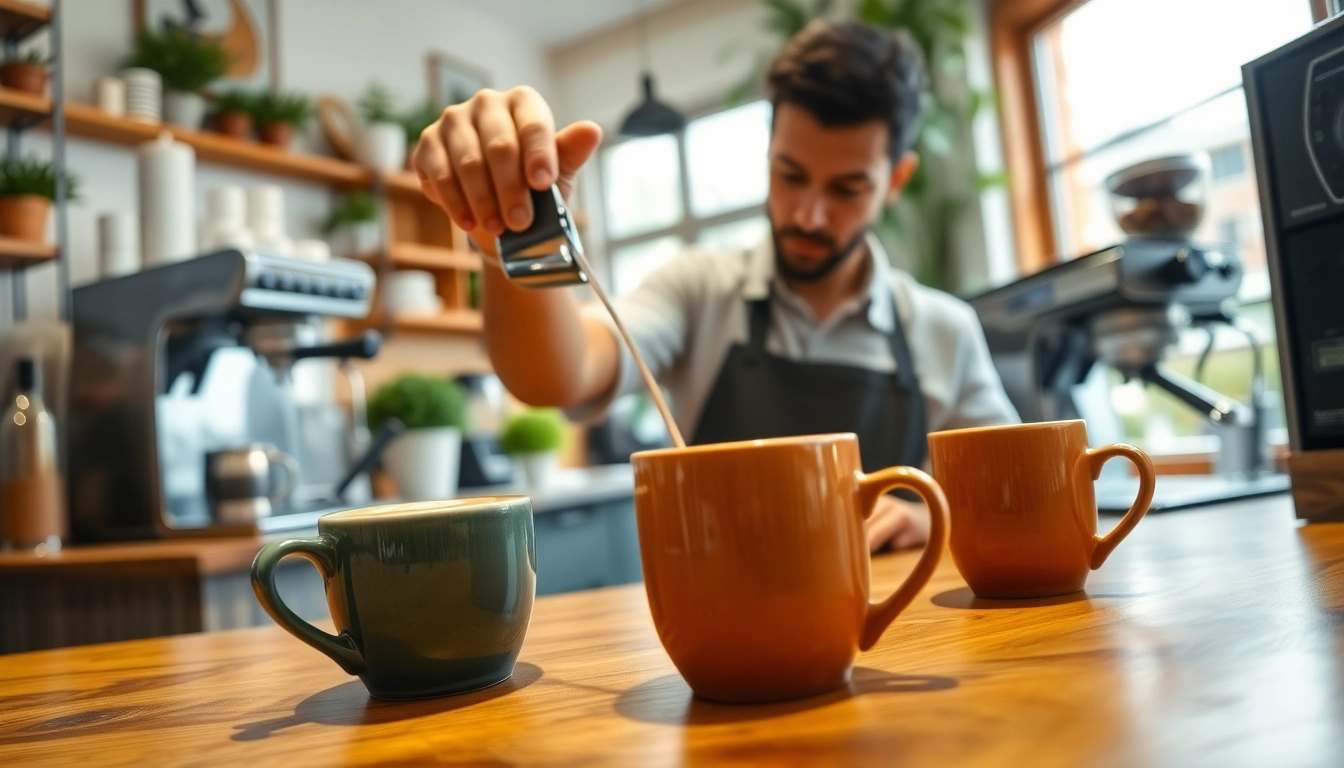 Découvrez un café vibrant en Espagne, mettant en avant le coffee shop espagne et l’art du café.