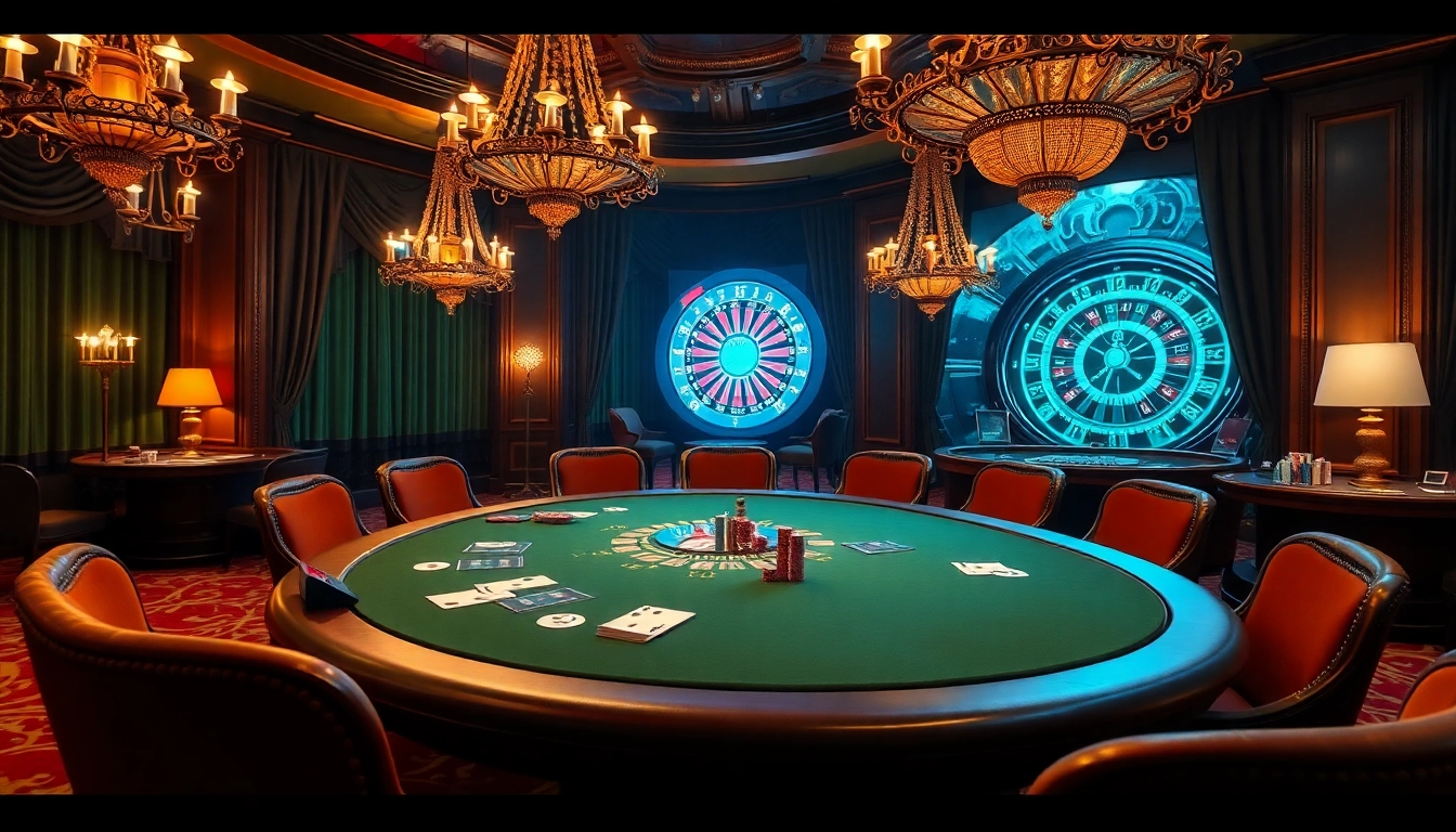 Experience high-stakes poker and excitement at https://rr88co.net/ with elegant casino scenes.