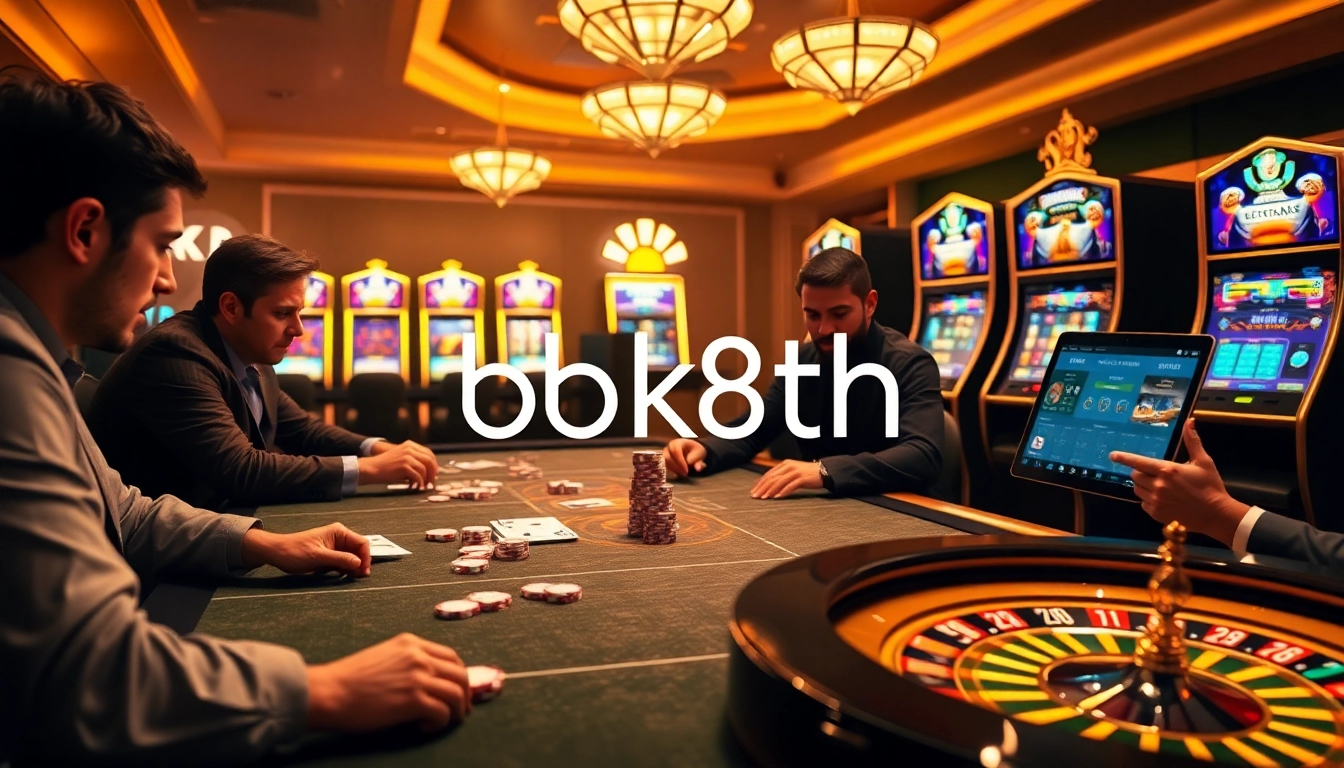Experience high-stakes excitement at bk8th with luxurious casino games and vibrant slot machines.