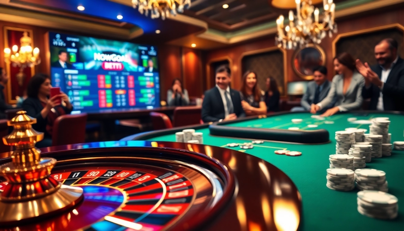 Experience the excitement of betting on Nowgoal bóng đá with immersive casino visuals and live scores.