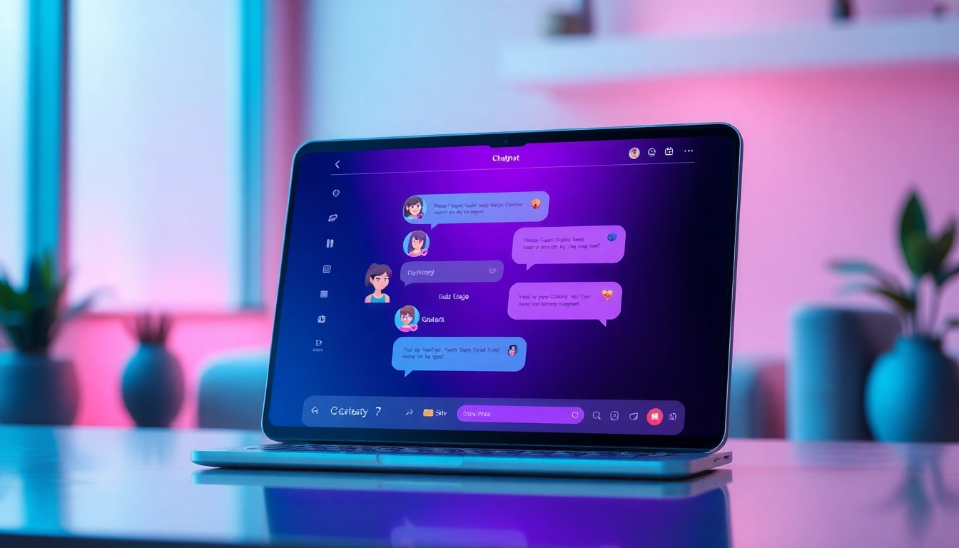 Explore innovative free nsfw ai chat interface showcasing diverse character avatars and engaging conversation dynamics.