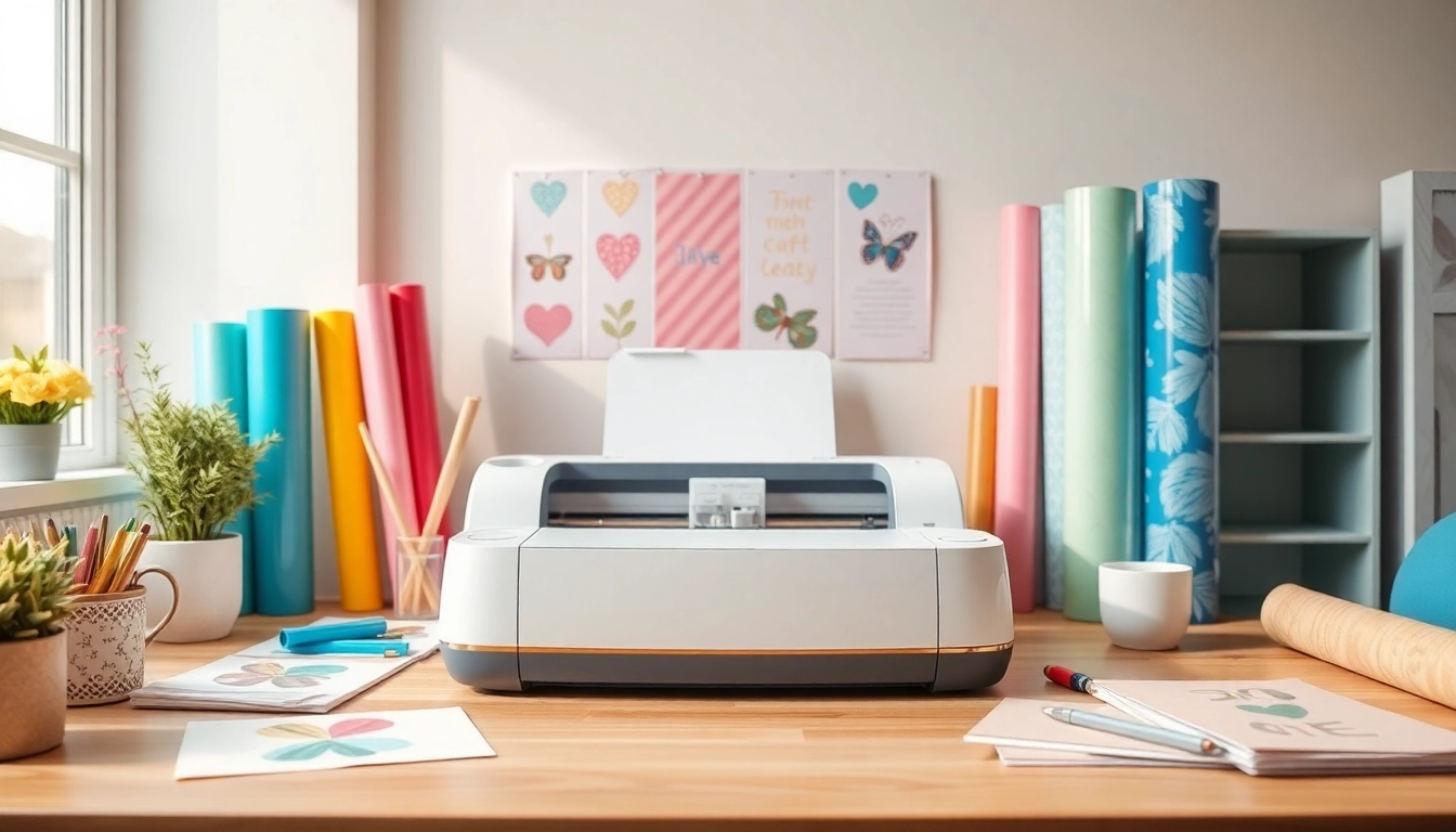 Engaging workspace showcasing diverse design bundles SVG files for crafting with Cricut.